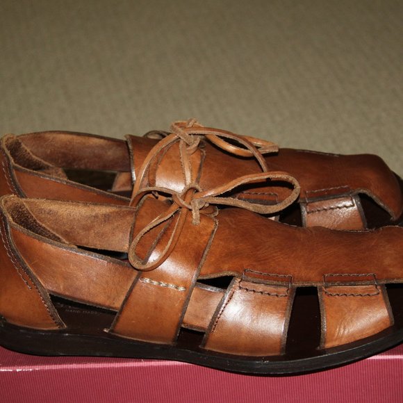 Bruno Magli Handmade in Italy Leather Summer Shoes Sandals Unisex Size 11M main image 7